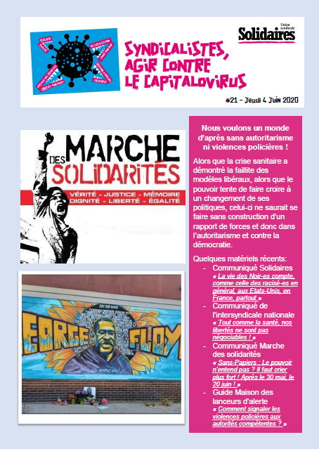 Bulletin Solidaires 21