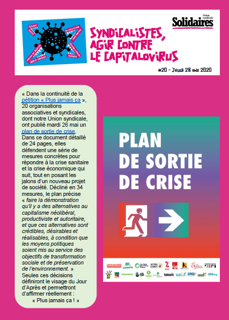 Bulletin solidaires 20