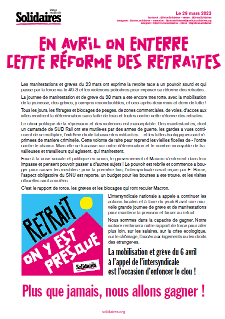 Tract 6 avril